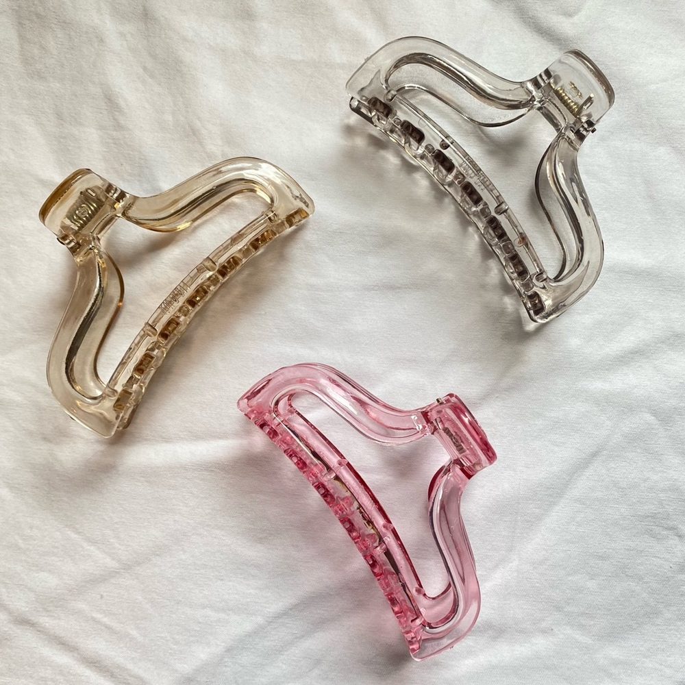 Set of 3 Claw Clips